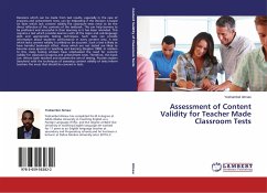 Assessment of Content Validity for Teacher Made Classroom Tests - Almaw, Yeshambel