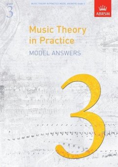 Cover Music Theory in Practice Model Answers, Grade 3
