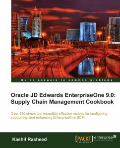 Oracle JD Edwards EnterpriseOne 9.0: Supply Chain Management Cookbook (eBook, ePUB) - Rasheed, Kashif