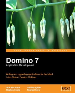 Domino 7 Application Development (eBook, ePUB) - Speed, Timothy; Speed, Tim; Cooke, Stephen; Savir, Raphael; Mccarrick, Dick