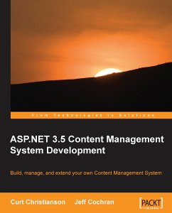 ASP.NET 3.5 CMS Development (eBook, ePUB) - Cochran, Jeff; Christianson, Curt