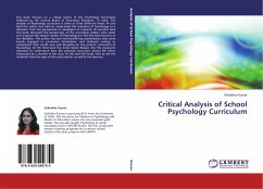 Critical Analysis of School Psychology Curriculum - Kumar, Vishakha