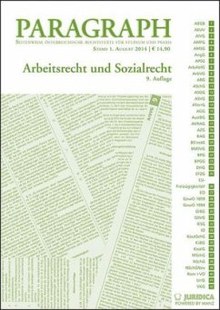 Cover Arbeits- und Sozialrecht (ArbR und SozR) (f. Österreich) / Paragraph