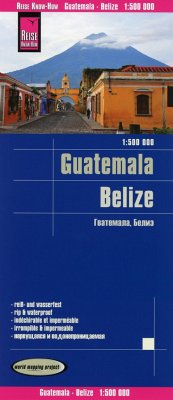 Reise Know-How Landkarte Guatemala, Belize (1:500.000)