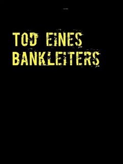 Cover Tod eines Bankleiters (eBook, ePUB)