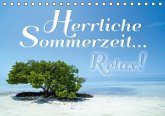 Herrliche Sommerzeit... Relax! / Geburtstagskalender (Tischkalender immerwährend DIN A5 quer)