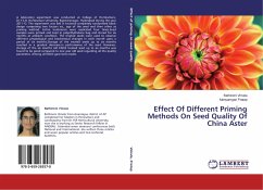 Effect Of Different Priming Methods On Seed Quality Of China Aster - Vimala, Bathineni;Pratap, Manyamgari