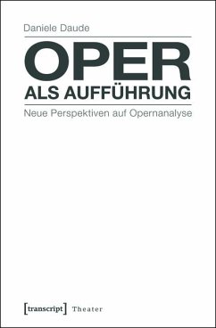 Cover Oper als Aufführung (eBook, PDF)
