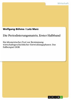 Die Periodisierungsmatrix. Erster Halbband (eBook, PDF)