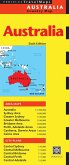 Australia Travel Map Sixth Edition