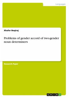 Cover Problems of gender accord of two-gender noun determiners