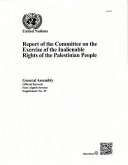 Report of the Committee on the Exercise of Inalienable Rights of the Palestinian People