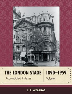 The London Stage 1890-1959 - Wearing, J P