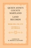 Queen Anne's County, Maryland Land Records. Book 1