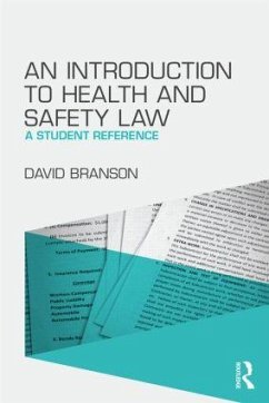 An Introduction to Health and Safety Law - Branson, David