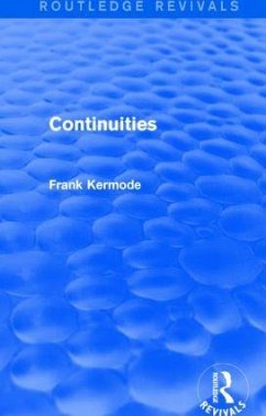 Continuities - Kermode, Frank