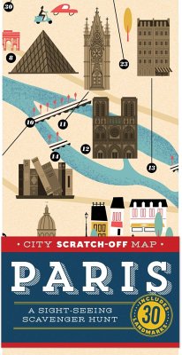 City Scratch-off Map: Paris - DeTessan, Christina Henry;Haskell, David