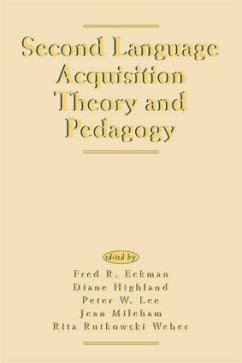 Second Language Acquisition Theory and Pedagogy