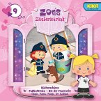 Bücherschätze, Fußballtricks, Feuerwehr, Im Galopp / Zoés Zauberschrank Bd.9 (1 Audio-CD)