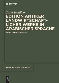Edition antiker landwirtschaftlicher Werke in arabischer Sprache - Scardino, Carlo