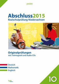 Cover Abschluss 2015 - Realschulprüfung Niedersachsen, m. Audio-CDs
