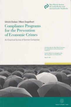 Compliance Programs for the Prevention of Economic Crimes - Sieber, Ulrich;Engelhart, Marc