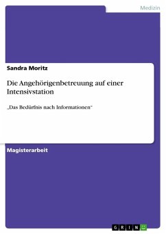 Die Angehörigenbetreuung auf einer Intensivstation - Moritz, Sandra