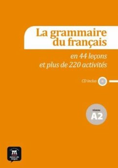 Cover La grammaire du français, Niveau A2, m. Audio-CD