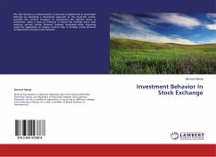 Investment Behavior In Stock Exchange