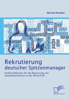 Rekrutierung deutscher Spitzenmanager: Einflussfaktoren für die Besetzung von Spitzenpositionen in der Wirtschaft - Rossipal, Michael