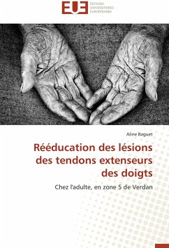 Rééducation des lésions des tendons extenseurs des doigts - Baguet, Aline