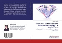 Interactive and Interactional Metadiscourse Markers in Medical Texts - Gholami, Mehrnaz