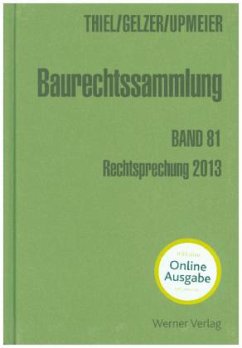 Cover Bau- (BauR) und Architektenrecht / Baurechtssammlung 81