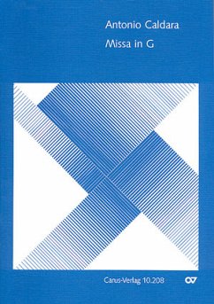 Cover Missa G-Dur für Soli (SATB), Chor, 2 Violinen und Bc Partitur