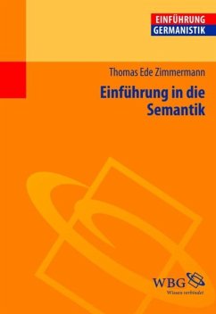 Einführung in die Semantik (eBook, PDF) - Zimmermann, Thomas
