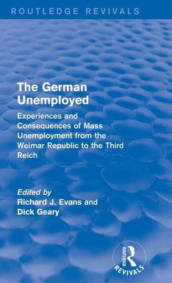 Cover The German Unemployed (Routledge Revivals)