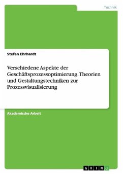 Verschiedene Aspekte der Geschäftsprozessoptimierung. Theorien und Gestaltungstechniken zur Prozessvisualisierung - Ehrhardt, Stefan