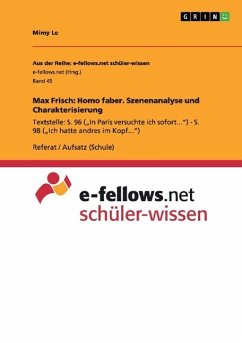 Max Frisch: Homo faber. Szenenanalyse und Charakterisierung - Le, Mimy