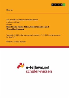 Max Frisch: Homo faber. Szenenanalyse und Charakterisierung - Le, Mimy