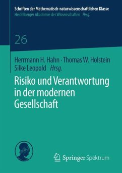 Risiko und Verantwortung in der modernen Gesellschaft