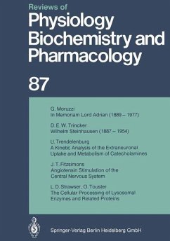 Reviews of Physiology, Biochemistry and Pharmacology - Adrian, R. H.;Helmreich, E.;Holzer, H.