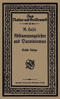 Abstammungslehre und Darwinismus - Hesse, Richard