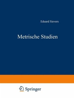 Metrische Studien - Sievers, Eduard