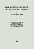 Studien zur Geschichte des Deutschen Geistes
