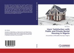 Users' Satisfaction with Public and Private Rental Housing in Nigeria