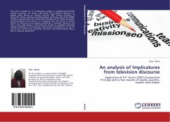 An analysis of Implicatures from television discourse - Awino, Jane