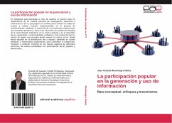 La participación popular en la generación y uso de información - Montenegro Nuñez, Juan Antonio