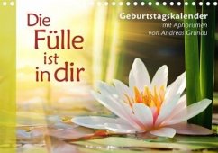 Die Fülle ist in dir, Geburtstagskalender