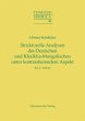 Strukturelle Analysen des Deutschen und... - Bild 1