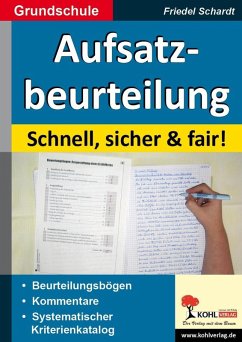 Aufsatzbeurteilung in der Grundschule (eBook, ePUB) - Schardt, Friedel
